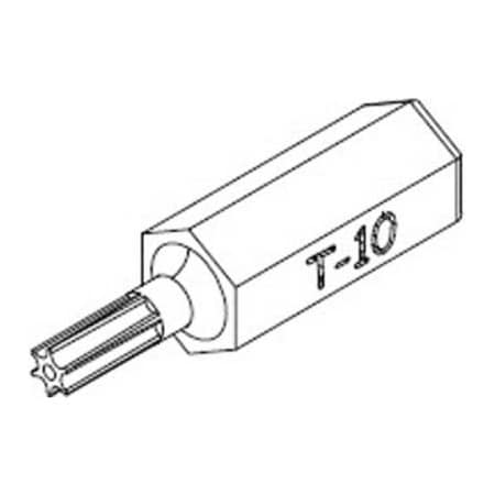 Bradley Bradley Partition T10 Torx Bit, Steel - HW0037